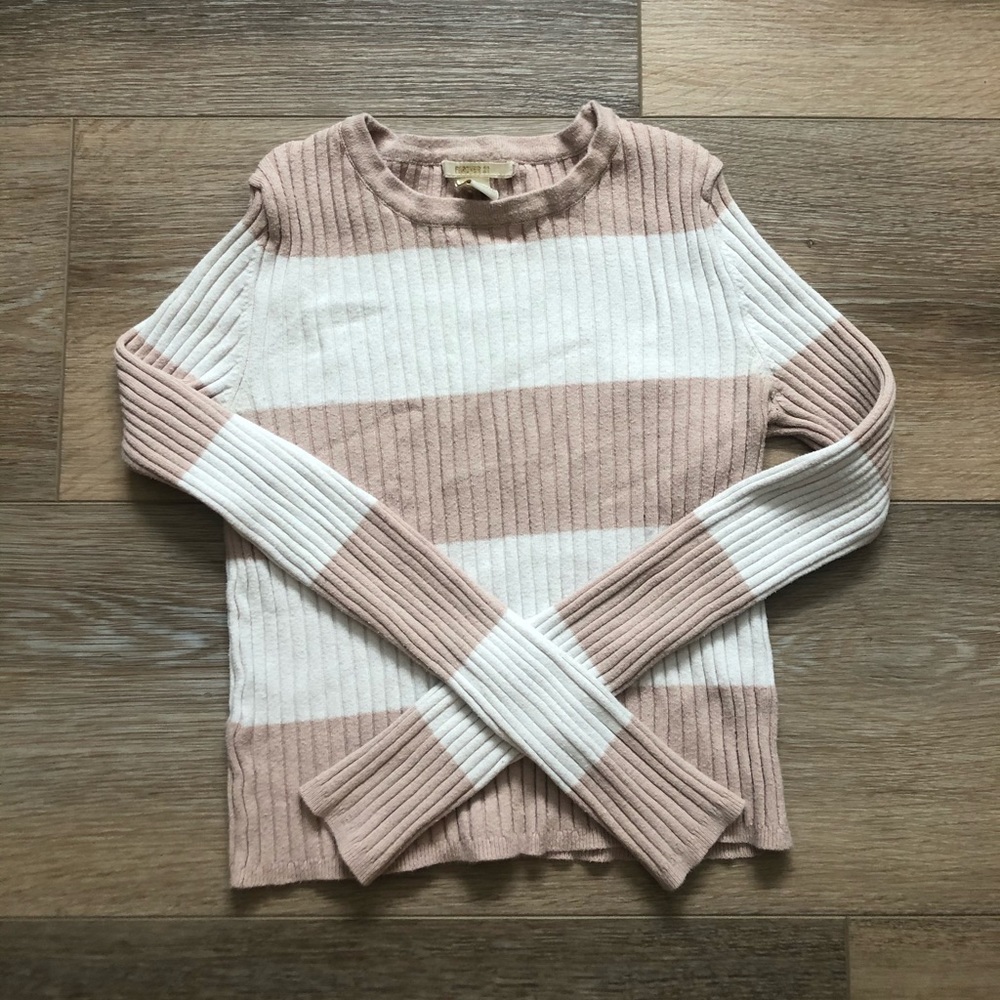 Striped long sleeve shirt / forever 21 size small